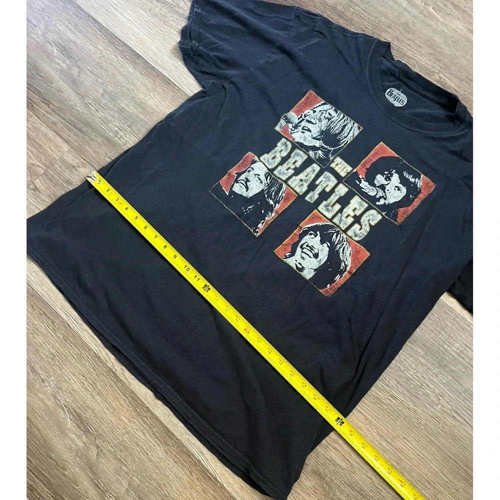 The Beatles T Shirt 2XL Black John Paul George Ringo 2020 Apple Corps Band Tee